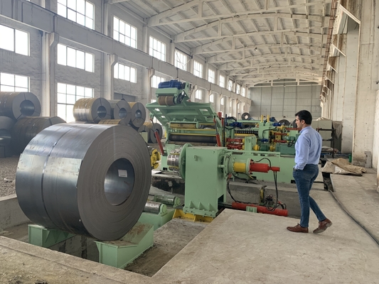 MA-(1~6) ×1600mm Χαλύβδινη γραμμή κοπής πηνίου με πηνίο 132KW μέγιστη ταχύτητα κοπής 30T 60-100M/min