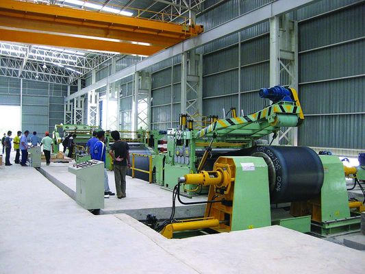 Τρία Slitter μετάλλων φύλλων βημάτων 20m/min 2000mm μηχανή