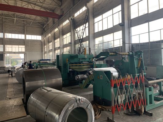 80m/min διευθετήσιμη σπείρα μετάλλων 0.44mm που σκίζει τη μηχανή