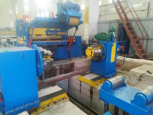 μέταλλο 25m/Min 380V που κόβεται στη γραμμή μήκους για το πιάτο άνθρακα